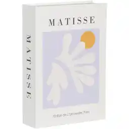 Leen Bakker Opbergboek Matisse - lila - 5x23x16 cm - Leen Bakker aanbieding