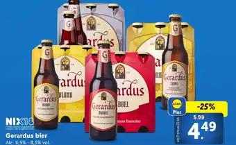 Lidl Gerardus bier aanbieding