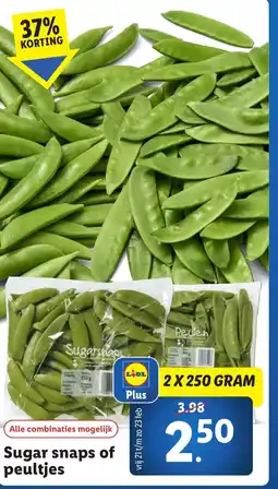 Lidl Sugar snaps of peultjes aanbieding