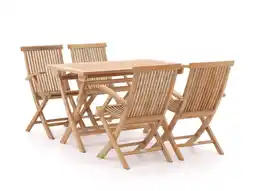 Kees Smit Sunyard Leeds/Preston 120cm dining tuinset 5-delig aanbieding