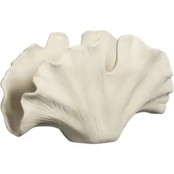 Leen Bakker Deco object Ginko - off-white - 17x36x21,5 cm - Leen Bakker aanbieding