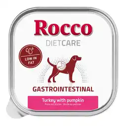 Zooplus 20x150g Rocco Diet Care Gastro Intestinal Kalkoen met Pompoen Kuipje Hondennatvoer aanbieding