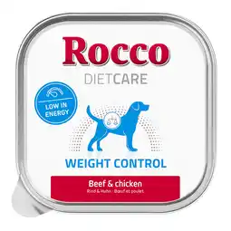 Zooplus 20x150g Rocco Diet Care Weight Control Rund & Kip Kuipje Honden Natvoer aanbieding