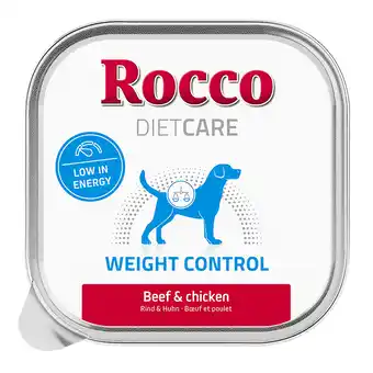 Zooplus 20x150g Rocco Diet Care Weight Control Rund & Kip Kuipje Honden Natvoer aanbieding