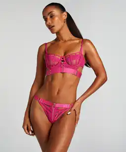 Hunkemoller Hunkemöller String Sable Roze aanbieding