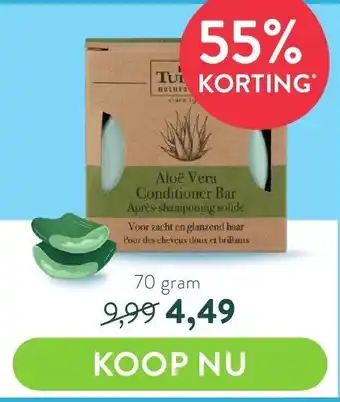 Holland & Barrett De Tuinen Aloe Vera Conditioner Bar 70g aanbieding