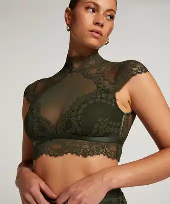 Hunkemoller Hunkemöller Bralette Daisy Groen aanbieding