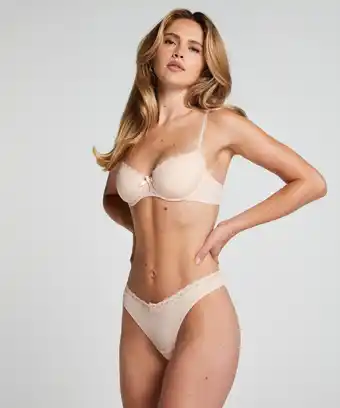 Hunkemoller Hunkemöller String Lola Roze aanbieding