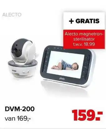 Baby-Dump Alecto Magnetron Sterilisator DVM-200 aanbieding