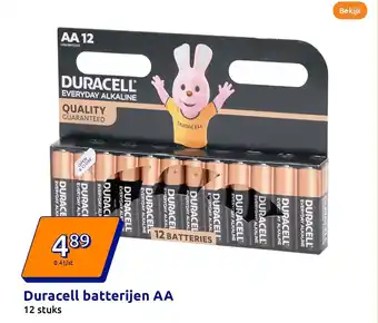 Action Duracell batterijen AA aanbieding