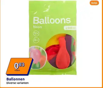 Action Ballonnen aanbieding