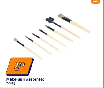 Action Make-up kwastenset aanbieding