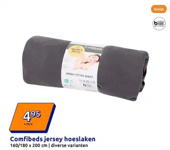 Action Comfibeds jersey hoeslaken aanbieding