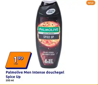 Action Palmolive Men Intense douchegel Spice Up aanbieding