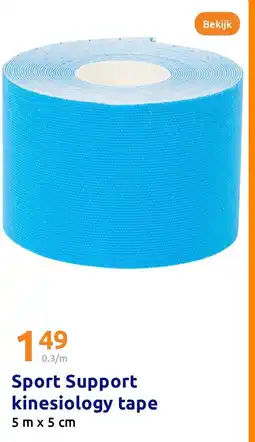 Action Sport Support kinesiology tape aanbieding