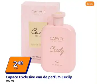 Action Capace Exclusive eau de parfum Cecily aanbieding