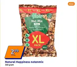 Action Natural Happiness notenmix aanbieding