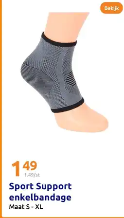 Action Sport Support enkelbandage aanbieding