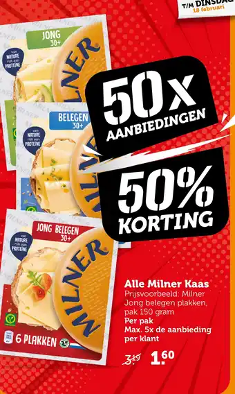 Coop Alle Milner Kaas aanbieding