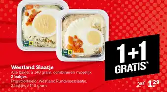 Coop Westland Slaatje aanbieding