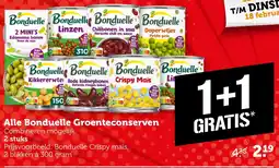 Coop Alle Bonduelle Groenteconserven aanbieding