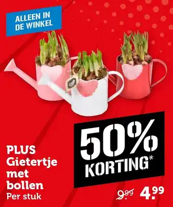 Coop PLUS Gietertje met bollen aanbieding