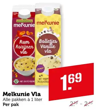 Coop Melkunie Vla aanbieding