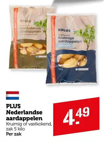 Coop PLUS Nederlandse aardappelen aanbieding