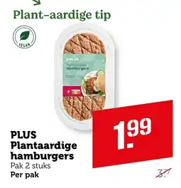 Coop PLUS Plantaardige hamburgers aanbieding