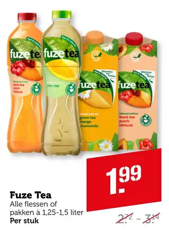 Coop Fuze Tea aanbieding