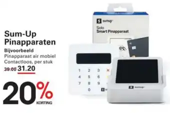 Sligro Sum Up Pinapparaten aanbieding