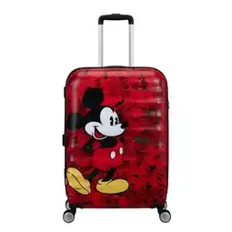 Travelbags American Tourister Wavebreaker Disney Spinner 67/24 TSA mickey comics red aanbieding