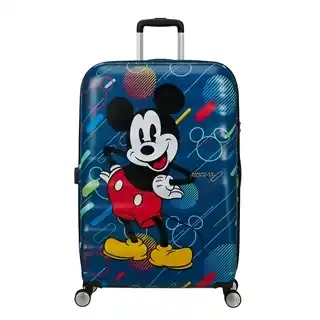 Travelbags American Tourister Wavebreaker Disney Spinner 77/28 TSA mickey future pop aanbieding