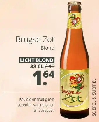 Mitra Brugse Zot Blond aanbieding