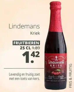 Mitra Lindemans Kriek aanbieding