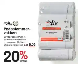 Sligro Take Dis Pedaalemmer zakken aanbieding