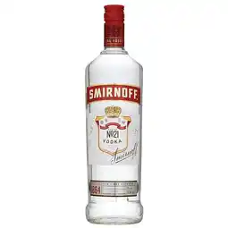 Dirck 3 Smirnoff Red Vodka 100 cl aanbieding