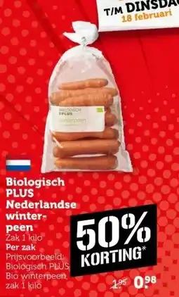 Coop Biologisch PLUS Nederlandse winterpenen aanbieding