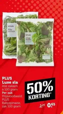 Coop PLUS Luxe sla Alle zakken aanbieding