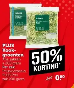 Coop PLUS Kook- groenten aanbieding