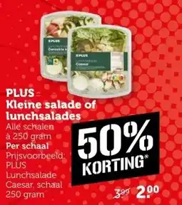 Coop PLUS Kleine salade of lunchsalades aanbieding