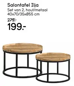 Leen Bakker Salontafel Ilja aanbieding