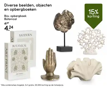 Leen Bakker Diverse beelden, objecten en opbergboeken aanbieding