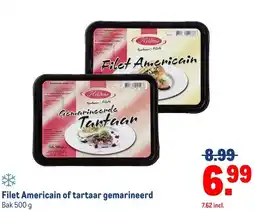 Makro Filet Americain of tartaar gemarineerd aanbieding