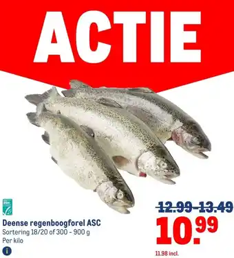 Makro Deense regenboogforel ASC aanbieding