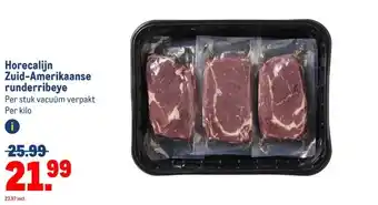 Makro Horecalijn Zuid-Amerikaanse runderribeye aanbieding