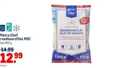 Makro Metro Chef roodbaarsfilet MSC aanbieding