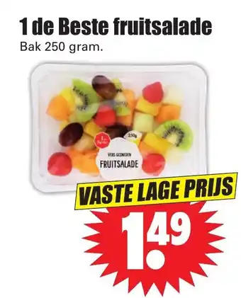 Dirk 1 de Beste fruitsalade 250g aanbieding