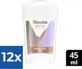 Bol.com Rexona Maximum Protection Deodorant Sensitive Dry - 45 ml - Voordeelverpakking 12 stuks aanbieding