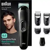 Bol.com Baard en haar trimmer Braun Series 3 MGK3411 aanbieding